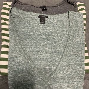 2 J crew shirt sleeve t shirts